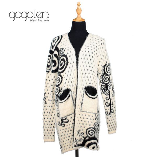 fashion sweater fine woolen women's autumn 2021 t-shirt medium long print cardigan, White;black
fashion sweater fine woolen women's autumn 2021 t-shirt medium long print cardigan, White;black