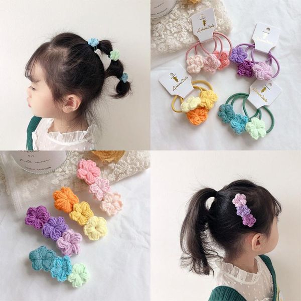 pcs hair rope/1 hairpin sweet cute kids barrettes children 3 color gradient baby rubber band wool flower girls accessories, Slivery;white
pcs hair rope/1 hairpin sweet cute kids barrettes children 3 color gradient baby rubber band wool flower girls accessories, Slivery;white