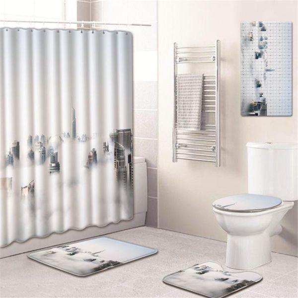 bath mats shower curtain bathroom mat toilet cover non-slip household kitchen pad five-piece carpet rug set
bath mats shower curtain bathroom mat toilet cover non-slip household kitchen pad five-piece carpet rug set