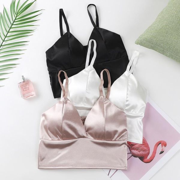 bras sleeping brassiere push up lingerie wireless tube women strap silk smooth plunge bralette underwear, Red;black
bras sleeping brassiere push up lingerie wireless tube women strap silk smooth plunge bralette underwear, Red;black