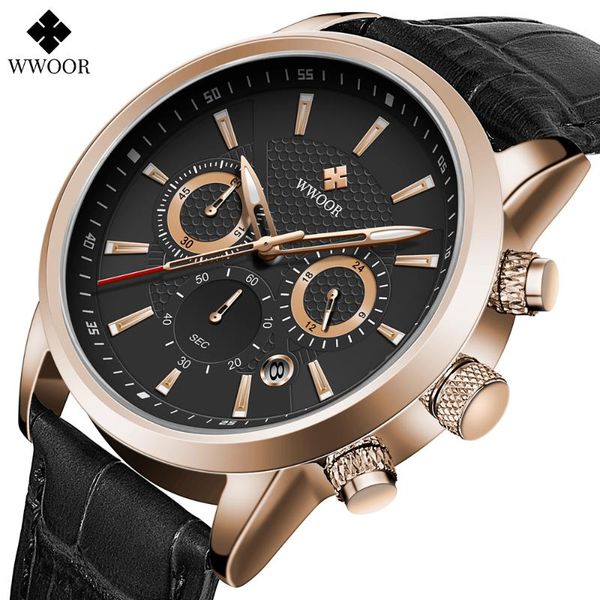 wristwatches wwoor casual design men's watches brand quartz for male clock chronograph calendar luminous hands leather watch, Slivery;brown
wristwatches wwoor casual design men's watches brand quartz for male clock chronograph calendar luminous hands leather watch, Slivery;brown