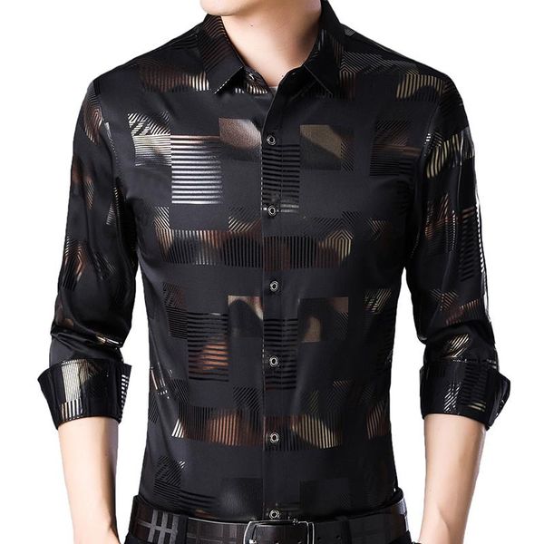 men's casual shirts arrivals men male dress shirt fashion short sleeve plaid luxury print social business blouse, White;black
men's casual shirts arrivals men male dress shirt fashion short sleeve plaid luxury print social business blouse, White;black