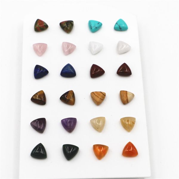 simple trendy geometric 10*10mm natural stone stud earrings triangle mix color for women fashion cute small wholesale 12pair 220211, Golden;silver
simple trendy geometric 10*10mm natural stone stud earrings triangle mix color for women fashion cute small wholesale 12pair 220211, Golden;silver