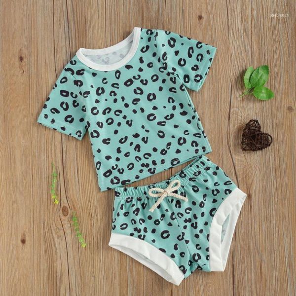 clothing sets summer 2021 toddler baby leopard printing two-pieces set, infant girls round collar short sleeve + elastic shorts set1, White
clothing sets summer 2021 toddler baby leopard printing two-pieces set, infant girls round collar short sleeve + elastic shorts set1, White