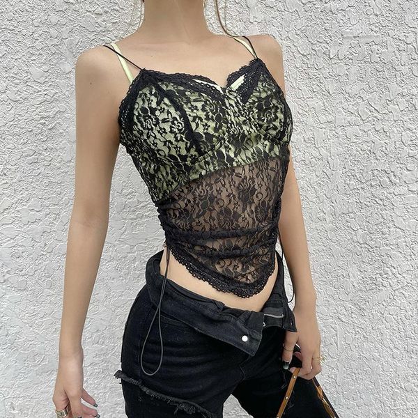 women summer tank , lace spaghetti straps v-neck drawstring crop with chest lining for girls, white/black women's swimwear
women summer tank , lace spaghetti straps v-neck drawstring crop with chest lining for girls, white/black women's swimwear