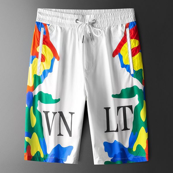 shorts 2021 spring and summer ice skating camouflage printed men's personalized decor beach pants, White;black
shorts 2021 spring and summer ice skating camouflage printed men's personalized decor beach pants, White;black