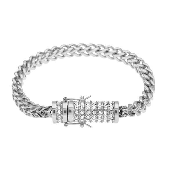 new box clasp fox franco link bracelet 20cm iced out rhinestone gold silver filled chain mens hip hop bracelet 296 j2, Golden;silver
new box clasp fox franco link bracelet 20cm iced out rhinestone gold silver filled chain mens hip hop bracelet 296 j2, Golden;silver