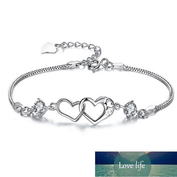 double heart twine charms bracelet white crystal bracelets & bangles for women silver color plated jewelry bileklik pulseira factory price e, Golden;silver
double heart twine charms bracelet white crystal bracelets & bangles for women silver color plated jewelry bileklik pulseira factory price e, Golden;silver