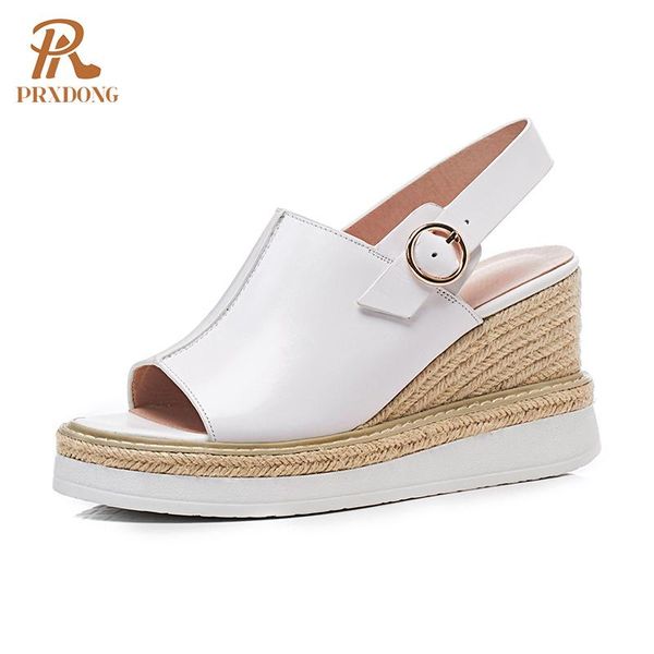 women's sandals shoes 2021 brand genuine leather wedges high heel platform brown white dress party office ladies pumps, Black
women's sandals shoes 2021 brand genuine leather wedges high heel platform brown white dress party office ladies pumps, Black