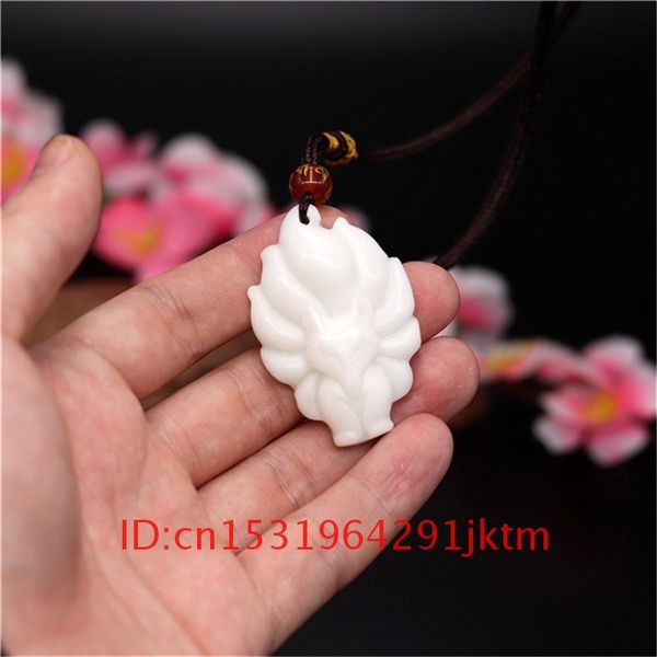 accessories necklace gifts fashion amulet jade fox charm natural pendant white for carved men nine-tailed chinese jewelry, Silver
accessories necklace gifts fashion amulet jade fox charm natural pendant white for carved men nine-tailed chinese jewelry, Silver