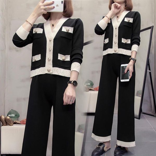 women's two piece pants knitted suits big yards dress fat younger sister goddess temperament western style skirts two-piece fried stree, White
women's two piece pants knitted suits big yards dress fat younger sister goddess temperament western style skirts two-piece fried stree, White