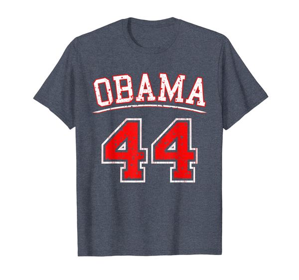 44th president barack obama 44 t-shirt, White;black