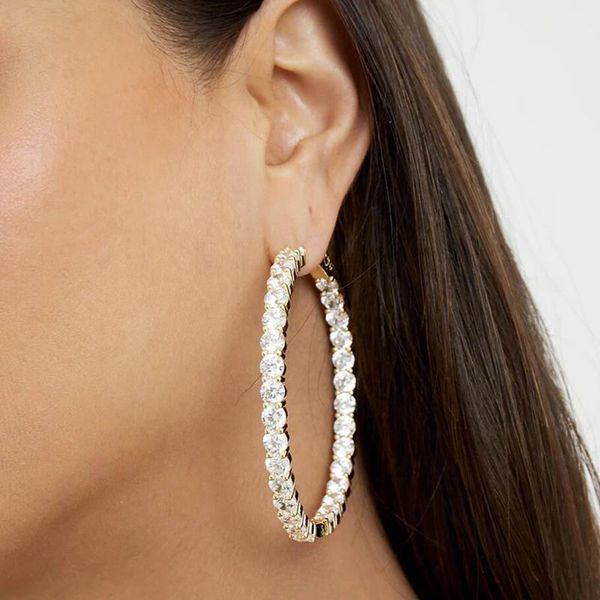 hoop & huggie big 58mm iced out cz round earring for women fashion jewelry silver color pink white stone earrings, Golden;silver
hoop & huggie big 58mm iced out cz round earring for women fashion jewelry silver color pink white stone earrings, Golden;silver
