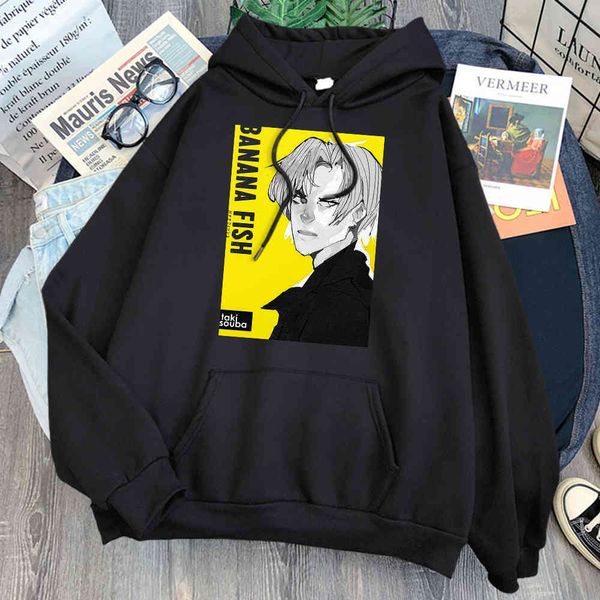 banana fish pattern hoodie men's pocket hoodie long sve street cloth neutral cartoon retro hoodie animation hip hop sweatshirt, Black
banana fish pattern hoodie men's pocket hoodie long sve street cloth neutral cartoon retro hoodie animation hip hop sweatshirt, Black