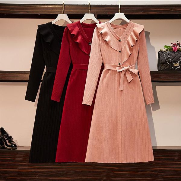 casual dresses ehqaxin for women 2021 fall winter v-neck long sleeve wood ear knit dress french button sweater lace-up -4xl, Black;gray
casual dresses ehqaxin for women 2021 fall winter v-neck long sleeve wood ear knit dress french button sweater lace-up -4xl, Black;gray