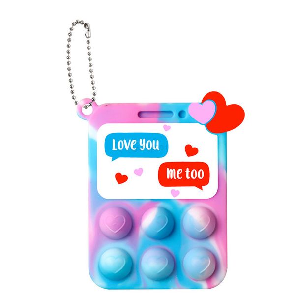 2022 toyshop valentine's day silicone keychain fidget toys push bubble dice venting artifact fingertip novelty sensory autism needs anx
2022 toyshop valentine's day silicone keychain fidget toys push bubble dice venting artifact fingertip novelty sensory autism needs anx