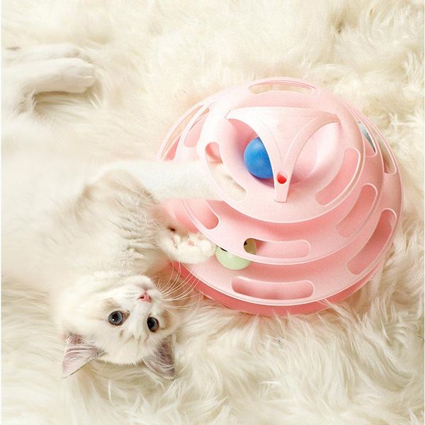 pet cat toy funny tower tracks disc toys 3 or 4 levels training intelligence amusement plate for cats kitten
pet cat toy funny tower tracks disc toys 3 or 4 levels training intelligence amusement plate for cats kitten