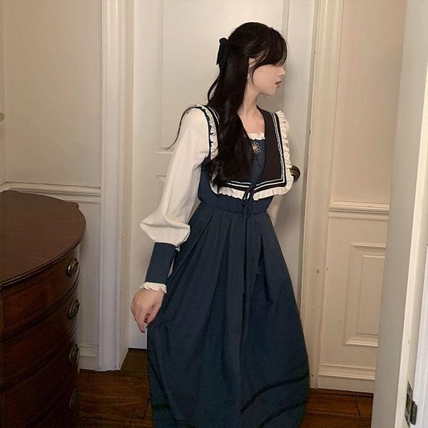 casual dresses french elegant vintage dress women retro female puffer sleeve 2021 spring kawaii one piece korean, Black;gray
casual dresses french elegant vintage dress women retro female puffer sleeve 2021 spring kawaii one piece korean, Black;gray