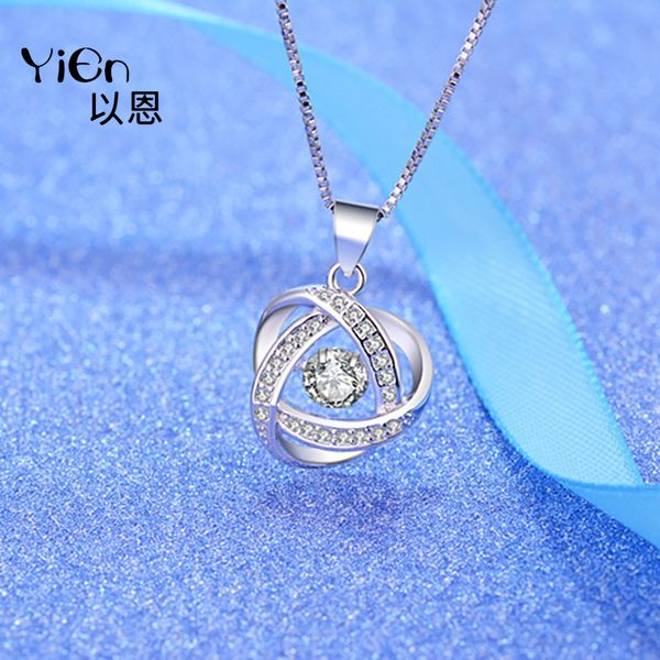 sterling silver s925 korea east gate necklace women's rotating flower rose pendant is flexible and simple
sterling silver s925 korea east gate necklace women's rotating flower rose pendant is flexible and simple