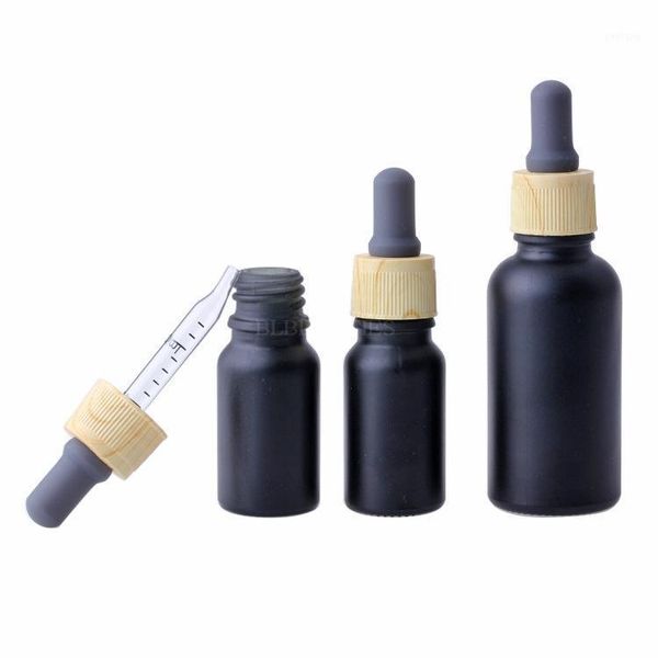 storage bottles & jars 10ml 30ml matte black dropper bottle empty glass essential oil gray rubber head tip curved with scale
storage bottles & jars 10ml 30ml matte black dropper bottle empty glass essential oil gray rubber head tip curved with scale