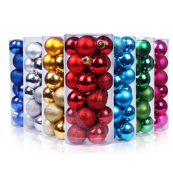 party decoration 24pcs 5cm/7cm bucket of christmas balls electroplating ball tree pendant holiday home decorations
party decoration 24pcs 5cm/7cm bucket of christmas balls electroplating ball tree pendant holiday home decorations