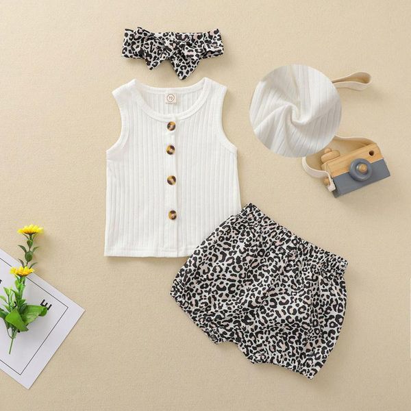 born infant baby girl sleeveless leopard shorts headband outfits set clothes ropa niña meisjes kleding clothing sets, White
born infant baby girl sleeveless leopard shorts headband outfits set clothes ropa niña meisjes kleding clothing sets, White