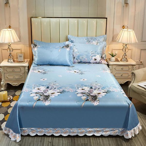 sheets & sets summer ice silk mat air conditioning bed sheet big version flower three-piece set with case without core
sheets & sets summer ice silk mat air conditioning bed sheet big version flower three-piece set with case without core