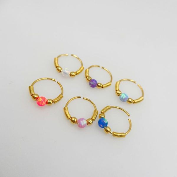 other opal stone nose ring sterling silver fashion body jewelry ball handmade 2021 design, Slivery;golden
other opal stone nose ring sterling silver fashion body jewelry ball handmade 2021 design, Slivery;golden