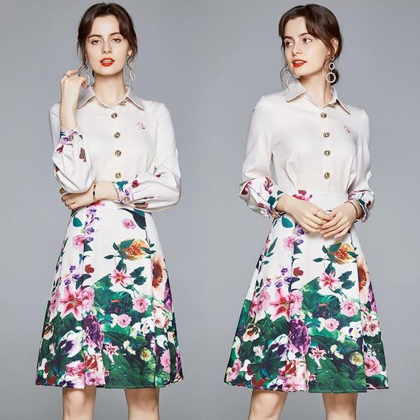 casual dresses women spring elegant floral dress festa long vintage party robe femme ruffle designer chiffon vestidos, Black;gray
casual dresses women spring elegant floral dress festa long vintage party robe femme ruffle designer chiffon vestidos, Black;gray
