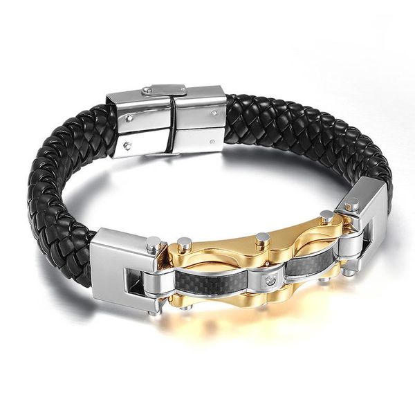 tennis fashion punk leather men bracelets & bangles stainless steel gold color charm bracelet for male, Golden;silver
tennis fashion punk leather men bracelets & bangles stainless steel gold color charm bracelet for male, Golden;silver