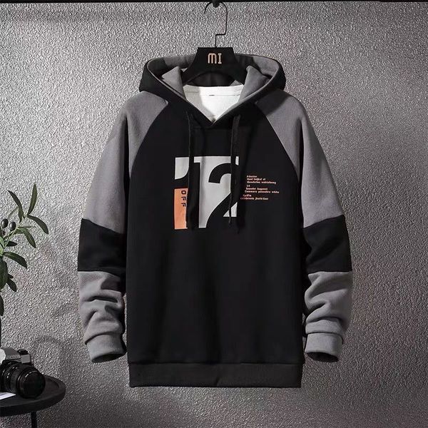 mens sweater men's hooded sweater 2021 autumn new korean casual loose letter long sleeve bottomed shirt top, Black
mens sweater men's hooded sweater 2021 autumn new korean casual loose letter long sleeve bottomed shirt top, Black