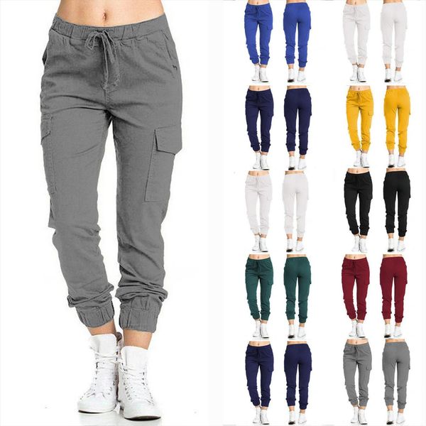 casual loose long solid womens capri color basic elastic waist string side pocket pencil drawers soft trousers, Black;white
casual loose long solid womens capri color basic elastic waist string side pocket pencil drawers soft trousers, Black;white