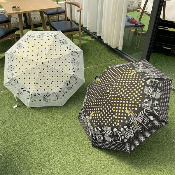 umbrellas bright pink dots printed three folding curved handle light portable sunny and rainy umbrella windproof strong
umbrellas bright pink dots printed three folding curved handle light portable sunny and rainy umbrella windproof strong