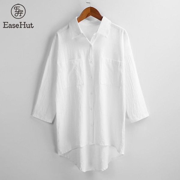 women's blouses & shirts women vintage cotton linen blouse casual shirt solid turn-down collar half sleeves button loose asymmetry hem, White
women's blouses & shirts women vintage cotton linen blouse casual shirt solid turn-down collar half sleeves button loose asymmetry hem, White