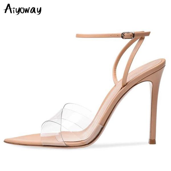 aiyoway concise pvc open toe sandals women thin high heels slip-on dress lady transparent shoes apricot black red big size
aiyoway concise pvc open toe sandals women thin high heels slip-on dress lady transparent shoes apricot black red big size