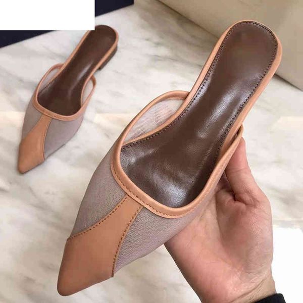 sandals summer shoes flat heel slippers pointed toe comfortable breathable mesh woman mules sandals 2021 female lazy flipflops 262, Black
sandals summer shoes flat heel slippers pointed toe comfortable breathable mesh woman mules sandals 2021 female lazy flipflops 262, Black