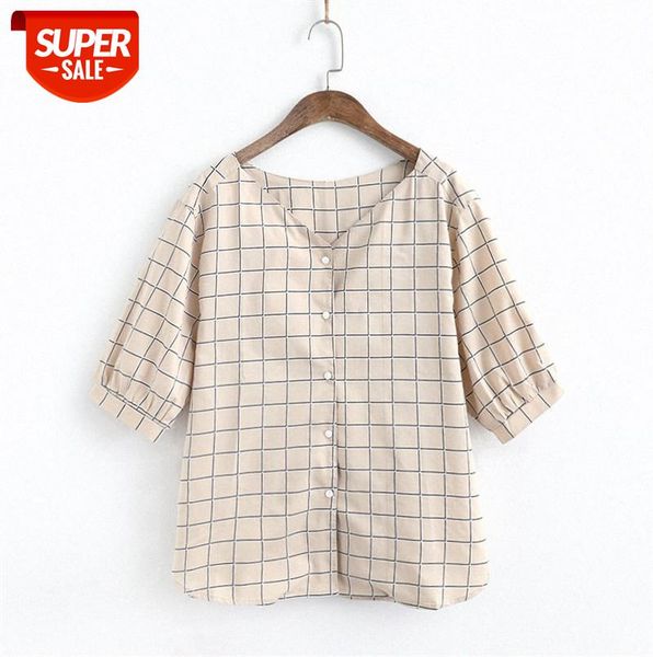 338-0151 scheming v-neck plaid shirt summer korean design lantern sleeve western-style blouse women #0s05, Black;gray
338-0151 scheming v-neck plaid shirt summer korean design lantern sleeve western-style blouse women #0s05, Black;gray