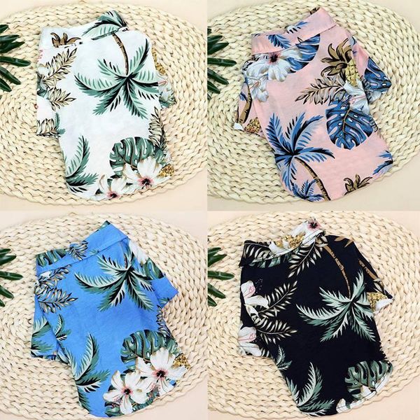dog apparel pet summer hawaii beach flower shirt for cat puppy thin short sleeve clothing coconut tree printed t-shirt
dog apparel pet summer hawaii beach flower shirt for cat puppy thin short sleeve clothing coconut tree printed t-shirt