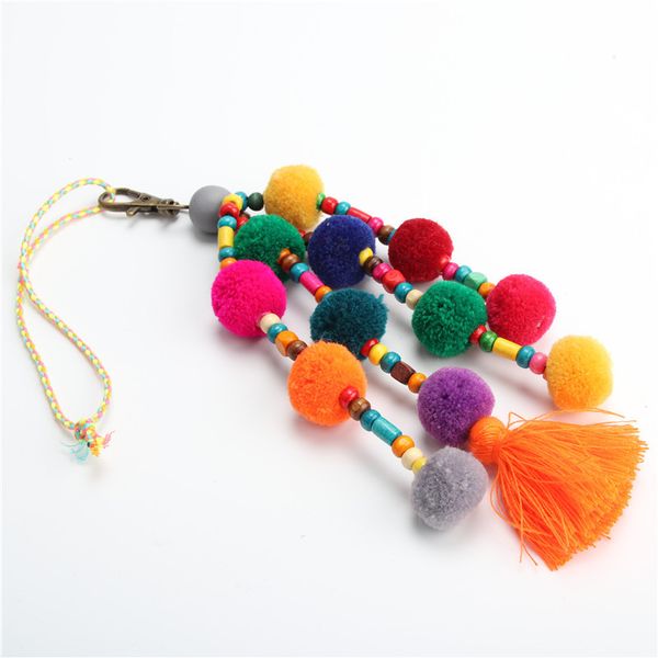 kimter pompom keychain tassel trinket pompoms keychains accessories bag charms women's car key rings for women jewelry y424z, Silver
kimter pompom keychain tassel trinket pompoms keychains accessories bag charms women's car key rings for women jewelry y424z, Silver