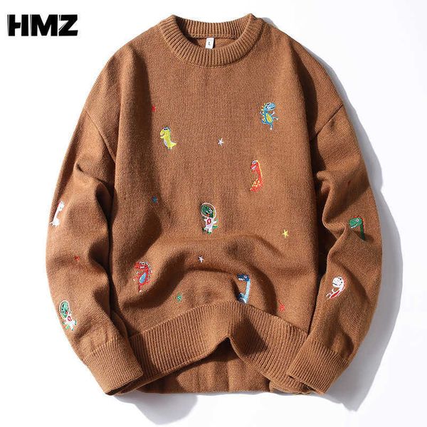 hmz winter knit embroidery sweater men harajuku hip hop streetwear pullover jumper men clothing fashion cartoon couple sweaters 210929, White;black
hmz winter knit embroidery sweater men harajuku hip hop streetwear pullover jumper men clothing fashion cartoon couple sweaters 210929, White;black