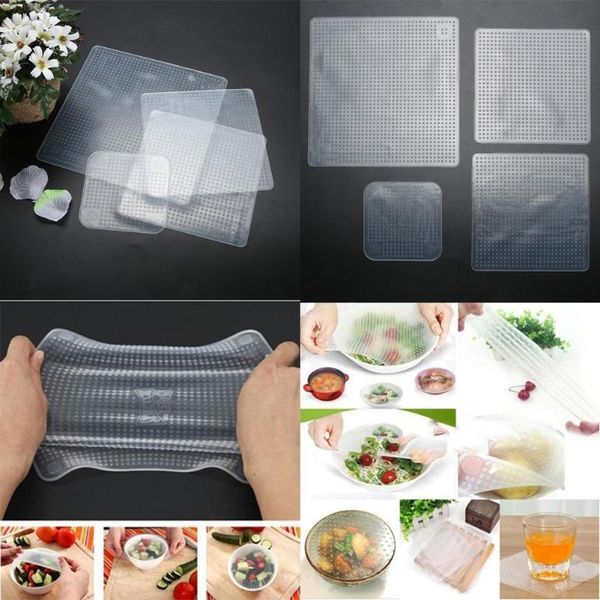 kitchen storage & organization 4pcs silicone cover stretch lids reusable airtight food wrap covers keeping fresh seal bowl stretchy cookware
kitchen storage & organization 4pcs silicone cover stretch lids reusable airtight food wrap covers keeping fresh seal bowl stretchy cookware