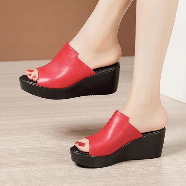 slippers high heels women's open toe ladies summer shoes platform wedge female casual outside red vtb0, Black
slippers high heels women's open toe ladies summer shoes platform wedge female casual outside red vtb0, Black