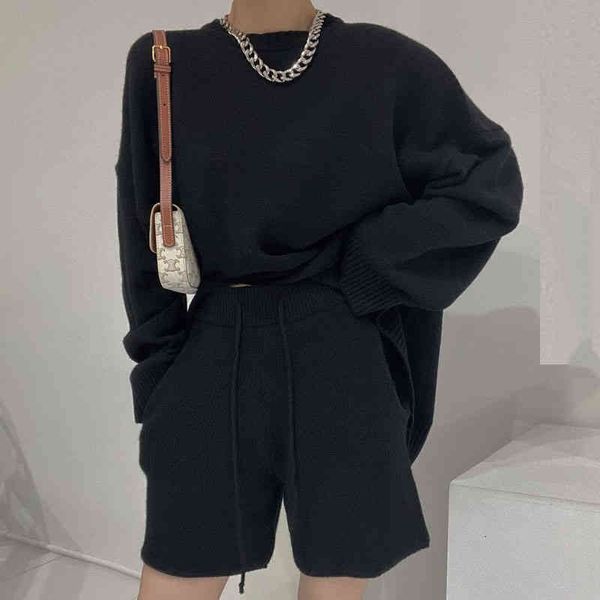 women's two piece pants onalippa set ladies autumn korean chic lazy round neck long-sleeved knitted sweater high-waist drawstring trous, White
women's two piece pants onalippa set ladies autumn korean chic lazy round neck long-sleeved knitted sweater high-waist drawstring trous, White