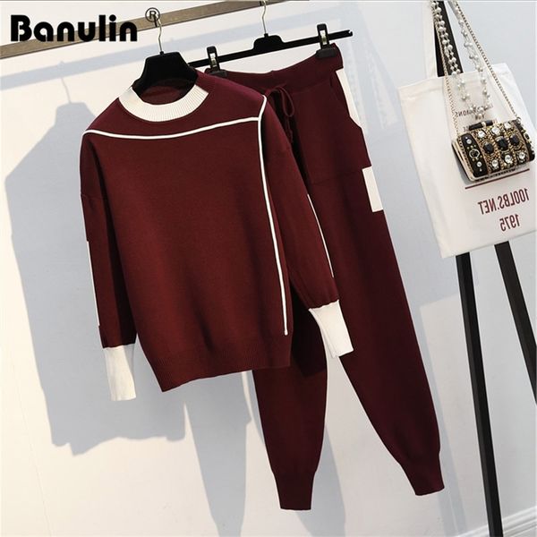women sweater suits and set casual knitted sweaters pants 2pcs track crewneck trousers+jumpers clothing sets 210603, White
women sweater suits and set casual knitted sweaters pants 2pcs track crewneck trousers+jumpers clothing sets 210603, White