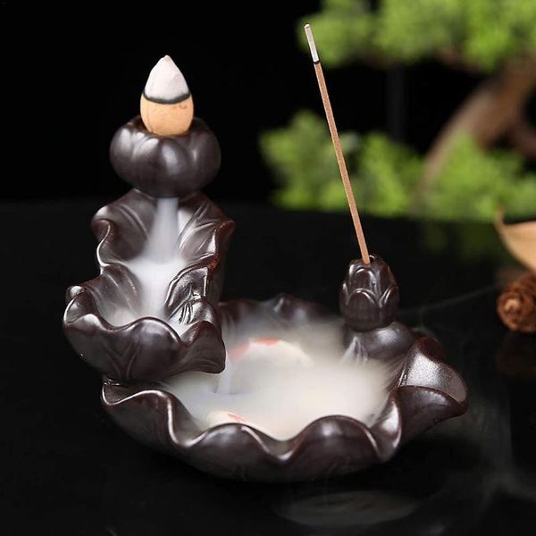 fragrance lamps backflow incense burner ceramic censer creative home decor monk/lotus shaped mini buddha teahouse
fragrance lamps backflow incense burner ceramic censer creative home decor monk/lotus shaped mini buddha teahouse