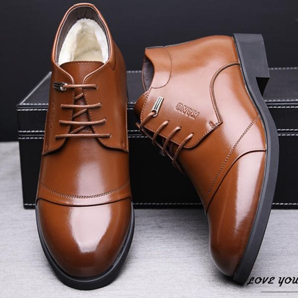 dress shoes misalwa winter luxury for men oxford pu leather formal boots ankle business office warm plus size 38 46, Black
dress shoes misalwa winter luxury for men oxford pu leather formal boots ankle business office warm plus size 38 46, Black