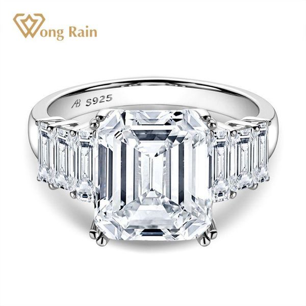 cluster rings wong rain 925 sterling silver emerald cut created moissanite gemstone wedding engagement classic white gold fine jewelry, Golden;silver
cluster rings wong rain 925 sterling silver emerald cut created moissanite gemstone wedding engagement classic white gold fine jewelry, Golden;silver