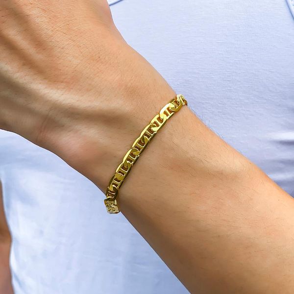 link, chain punk creative statement link bracelet for women men unique basic curb cuban couple jewelry, Black
link, chain punk creative statement link bracelet for women men unique basic curb cuban couple jewelry, Black
