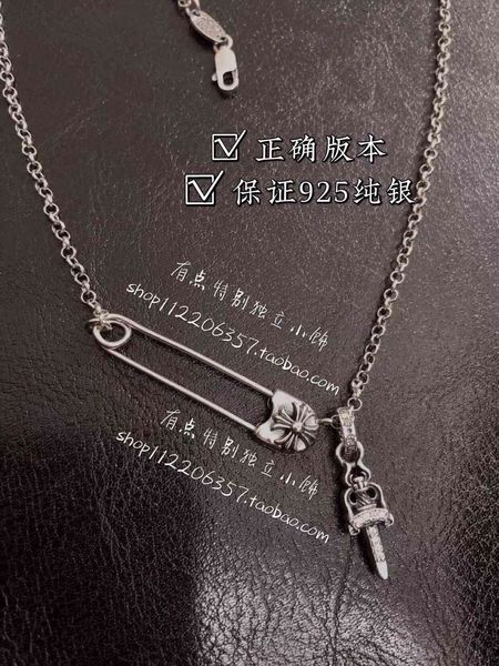 luxury designers special brand croxin silver s925 silver pin necklace ch sword pentagram lisa c/hrome/hearts
luxury designers special brand croxin silver s925 silver pin necklace ch sword pentagram lisa c/hrome/hearts