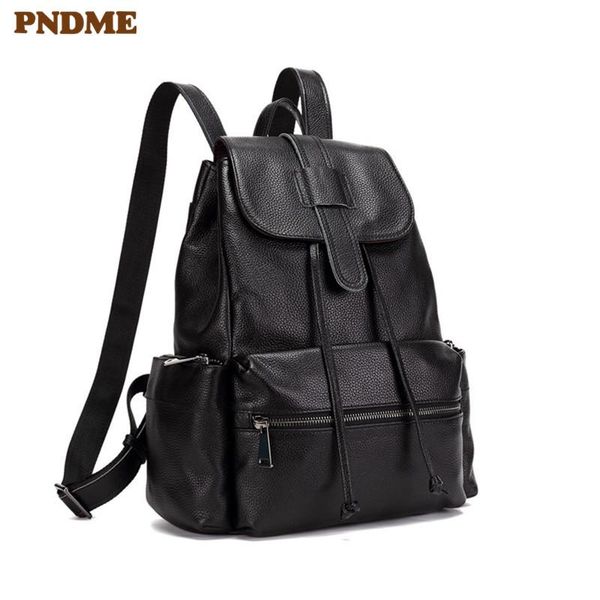 backpack pndme black cowhide men women's outdoor casual daily soft genuine leather designer travel bagpack bookbags
backpack pndme black cowhide men women's outdoor casual daily soft genuine leather designer travel bagpack bookbags